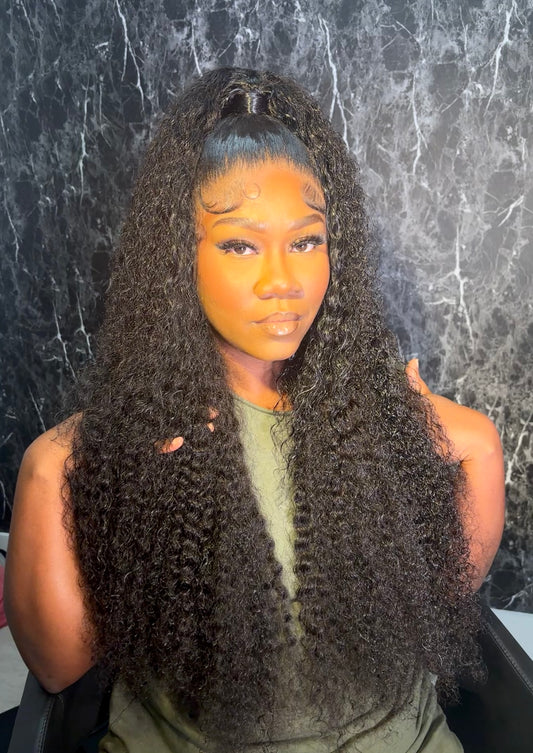 HD “ Deep Curly “ frontal wig